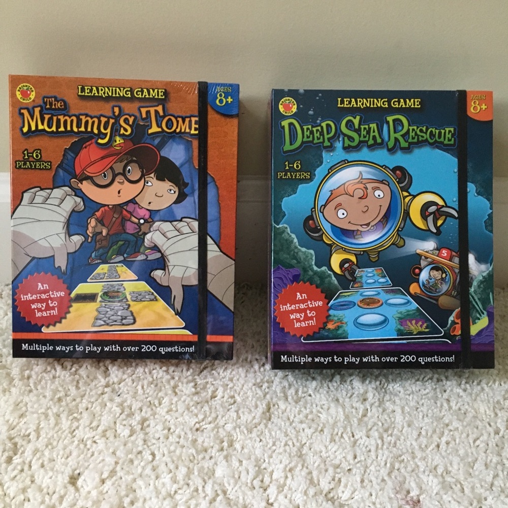 Lot of 2 Educational Interactive Games New Sealed